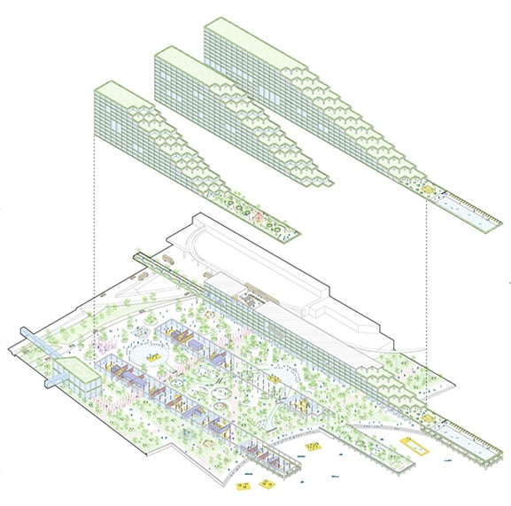 I vincitori del Detroit Waterfront District contest - Manni Group 4