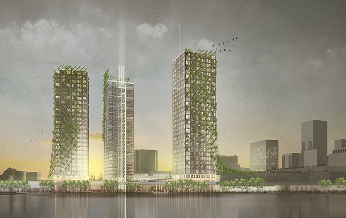 I vincitori del Detroit Waterfront District contest - Manni Group 5